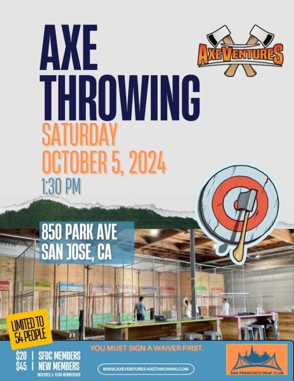 SFDC - Axe Throwing - October 5, 2024, Saturday