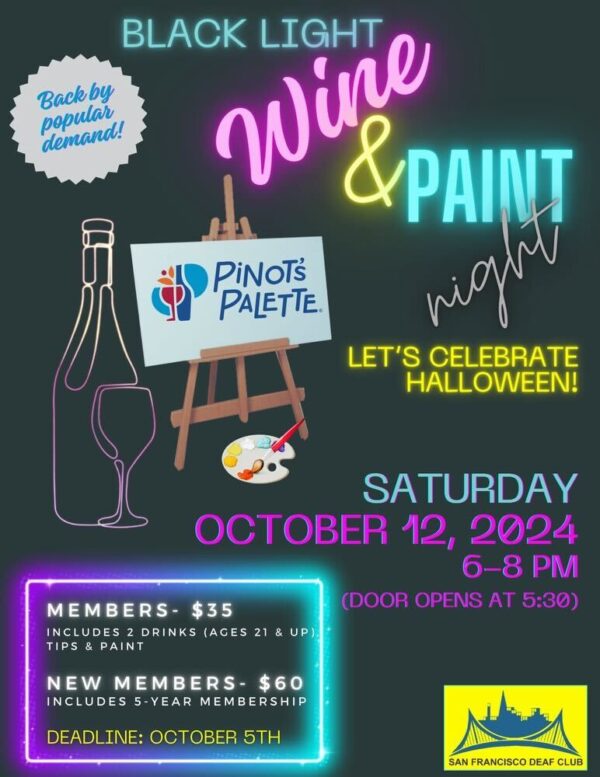 SFDC - Wine & Paint - October 12, 2024, Saturday