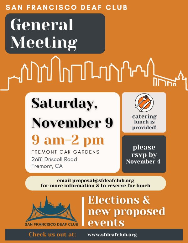 SFDC - General Meeting - November 9, 2024, Saturday