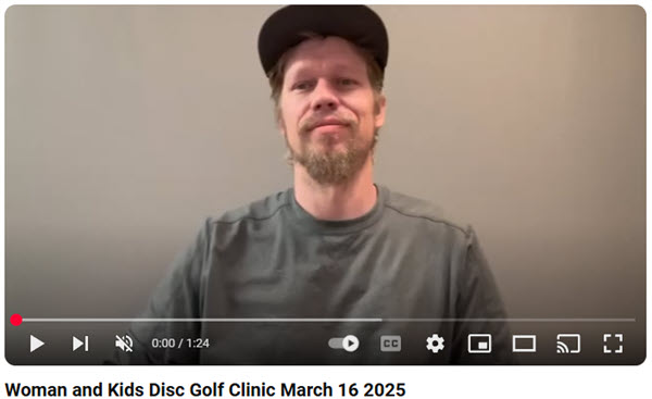 SFDC - Clinic Disc Golf - March 16, 2024, Sunday