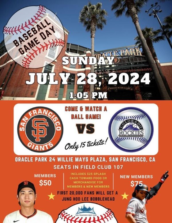 SFDC - Giants vs Rockies- July 28, 2024, Sunday